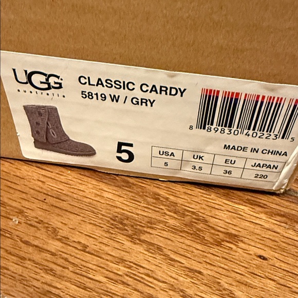 UGG Charcoal Knit Boots - Picture 4 of 4